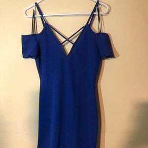 Royal blue dress size small